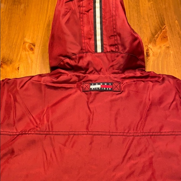 Tommy Hilfiger Jeans Pullover Coat Hooded Lined - Picture 7 of 8